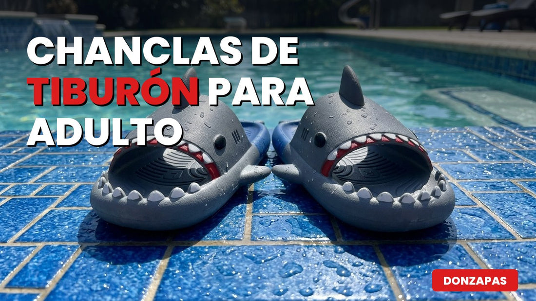 Chanclas de tiburón para adulto