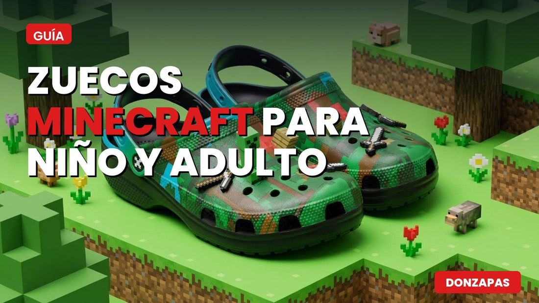 Zuecos Minecraft para niño y adulto