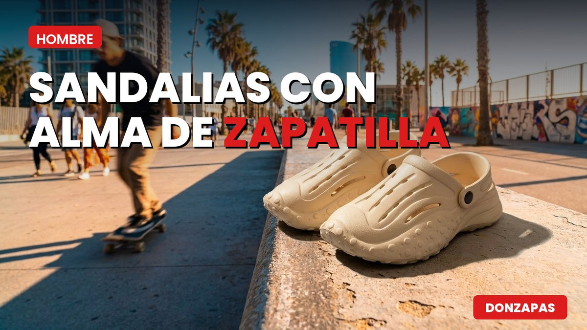 Sandalias con alma de zapatilla