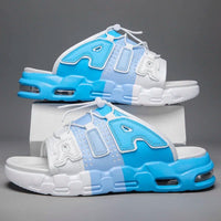 Blanco y azul