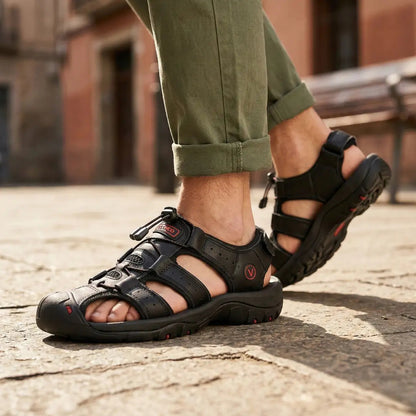 Sandalias Piel Hombre Romanas | Cuero Estilo Romano