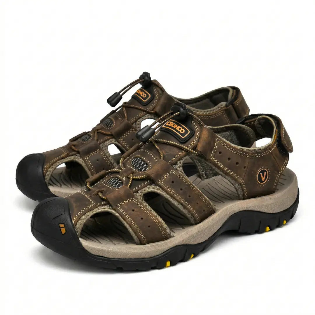 Sandalias Piel Hombre Romanas | Cuero Estilo Romano