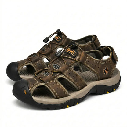 Sandalias Piel Hombre Romanas | Cuero Estilo Romano