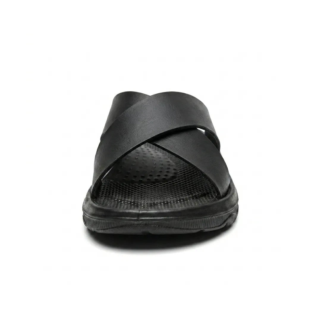 Sandalias Tiras Cruzadas Hombre | Cuero Tallas Grandes 38-47