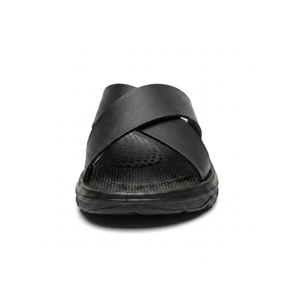 Sandalias Tiras Cruzadas Hombre | Cuero Tallas Grandes 38-47