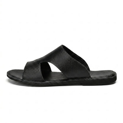 Sandalias Piel Hombre Casual | Cuero Playa Suela Goma