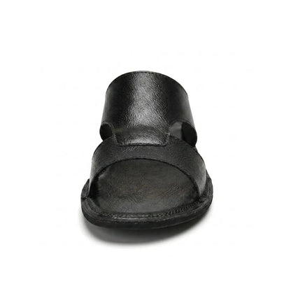 Sandalias Piel Hombre Casual | Cuero Playa Suela Goma