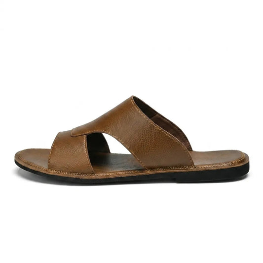 Sandalias Piel Hombre Casual | Cuero Playa Suela Goma