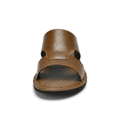 Sandalias Piel Hombre Casual | Cuero Playa Suela Goma