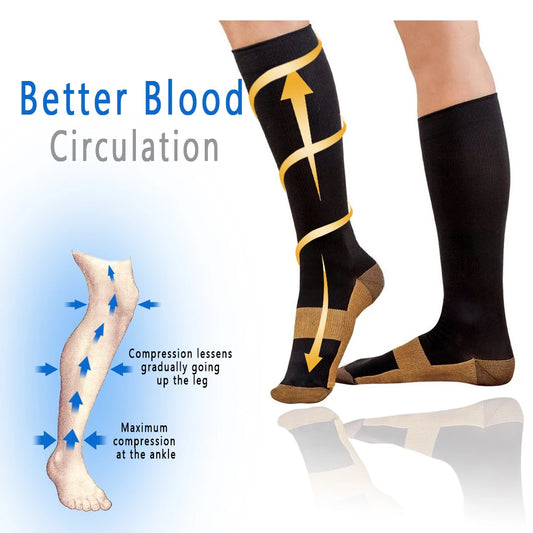 Medias de Compresión 20-30 mmHg - Hasta la Rodilla