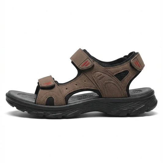 Sandalias Cuero Hombre Trekking | Piel Outdoor Transpirables