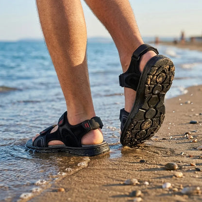 Sandalias Cuero Hombre Trekking | Piel Outdoor Transpirables