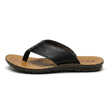 chanclas cuero hombre verano comodas clip lateral