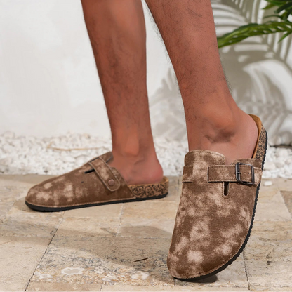 Zuecos Lona Hombre | Sin Cordones Suela Corcho