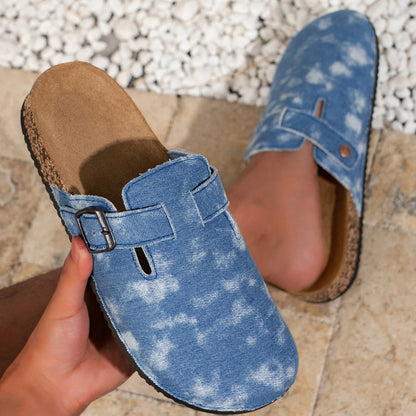 Zuecos Lona Hombre | Sin Cordones Suela Corcho