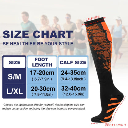 Calcetines de Compresión 15-20 mmHg - Deporte y Trabajo