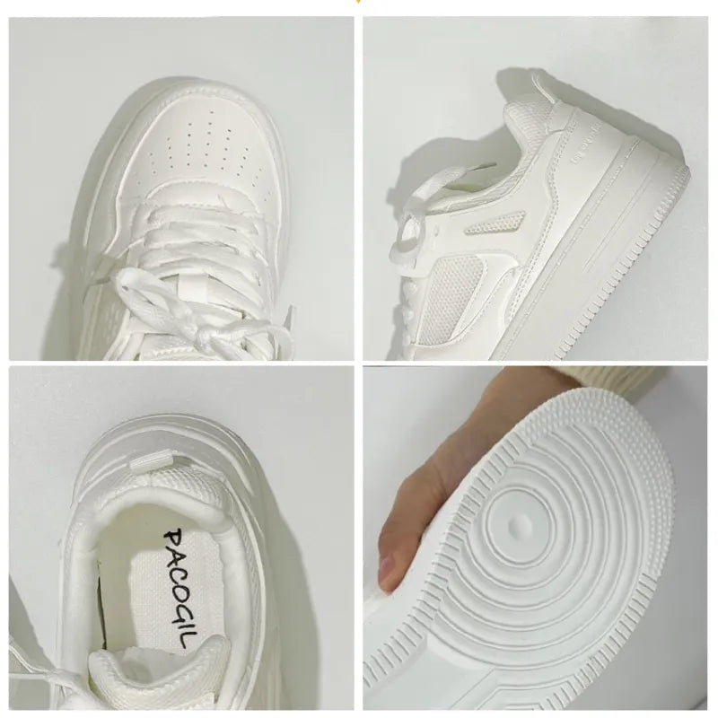 Zapatillas blancas altas