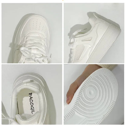 Zapatillas blancas altas