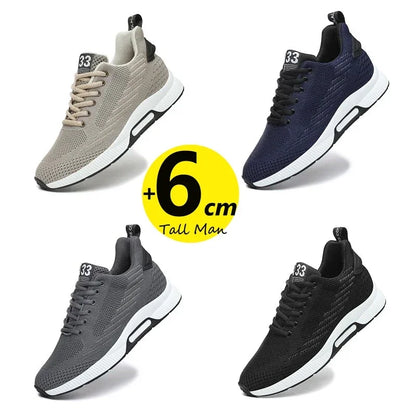 Zapatillas Deportivas con Alza Invisible Hombre | +6 cm