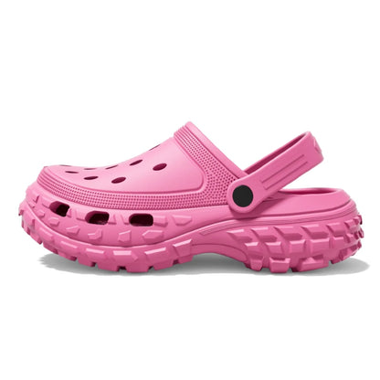 Sandalias Plataforma Mujer Tipo Crocs | Ligeras Verano