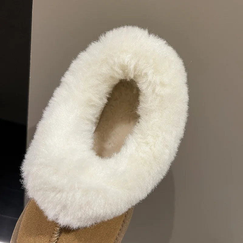 Botines UGG con pelo y plataforma
