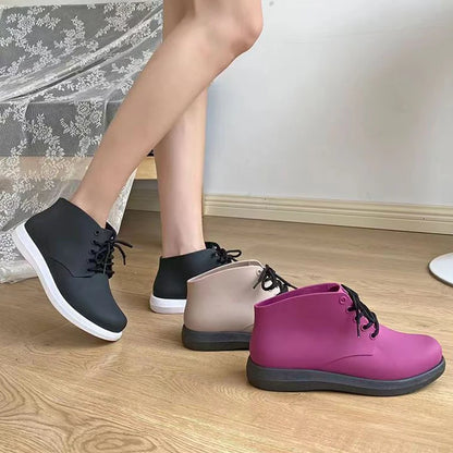 Botas de Agua Mujer Impermeables - Katiuskas de Caña Baja Antideslizantes