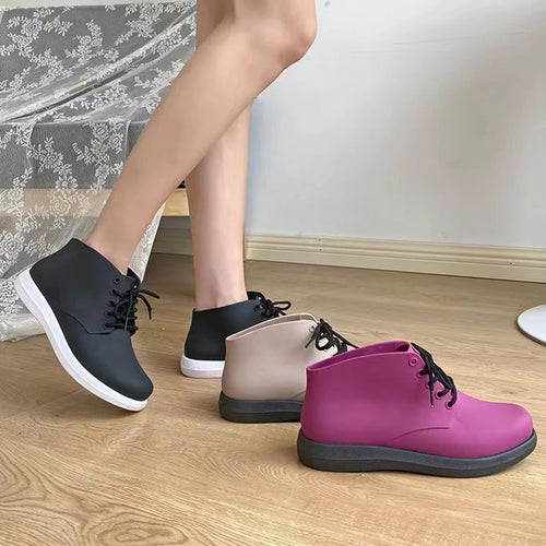 Botas de Agua Mujer Impermeables - Katiuskas de Caña Baja Antideslizantes