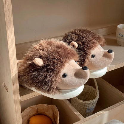 Chaussons de maison hérisson