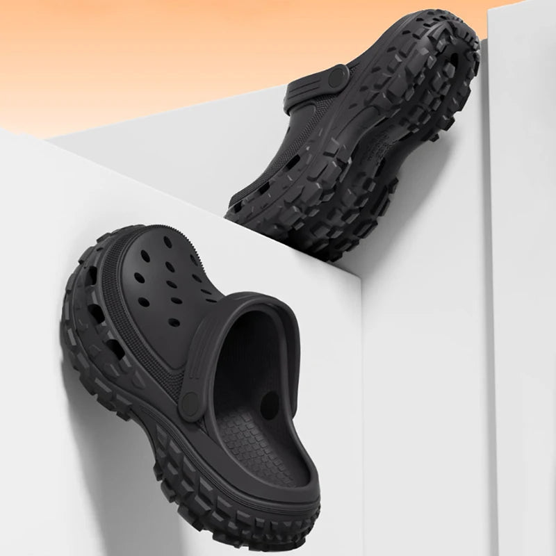 Sandalias Plataforma Mujer Tipo Crocs | Ligeras Verano