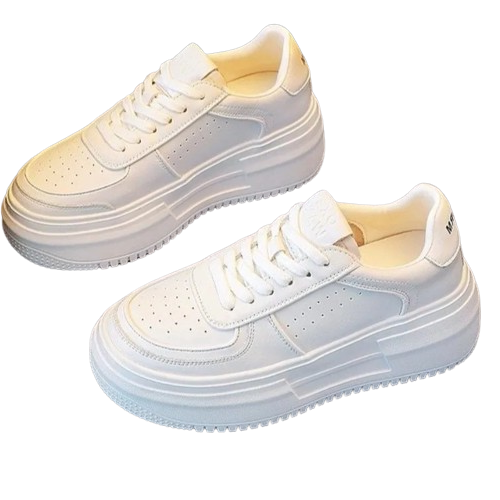 Turnschuhe, um an Größe zu gewinnen