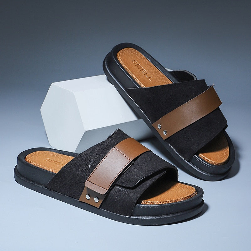 Sandales en cuir pour hommes
