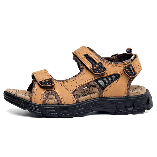 Sandalias Piel Hombre Romanas | Cuero Genuino Confort Verano