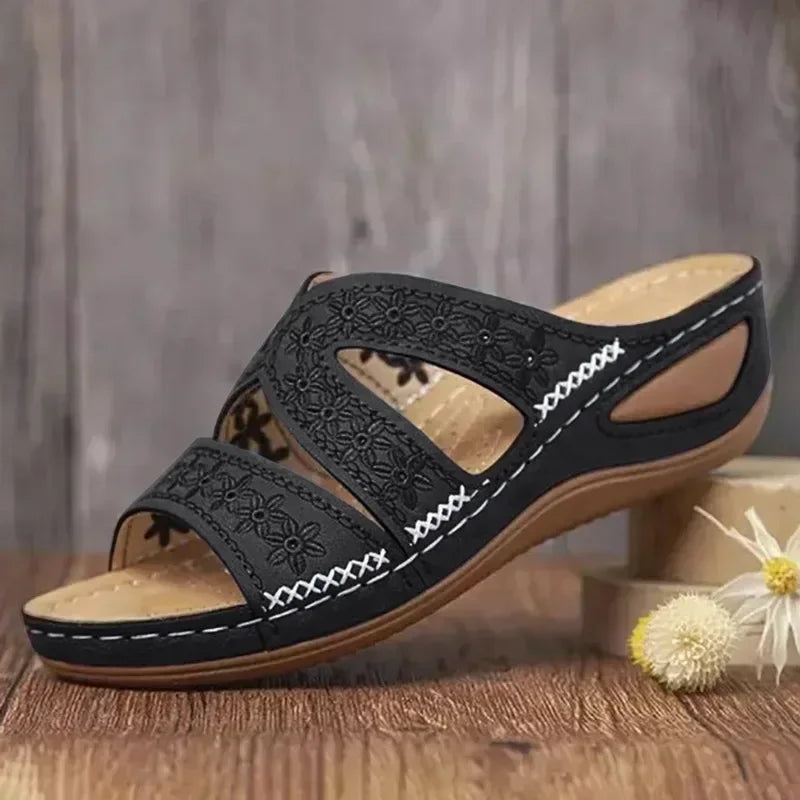 Orthopädische Keilsandalen für Damen