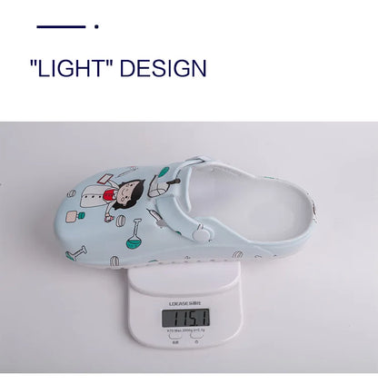 Sanitary Clogs with Women's Drawings