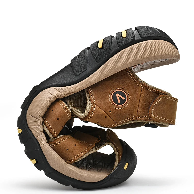 Sandalias Piel Hombre Romanas | Cuero Estilo Romano