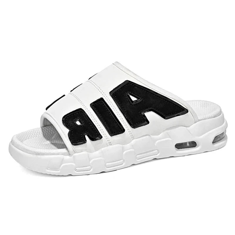 sandalias uptempo blancas