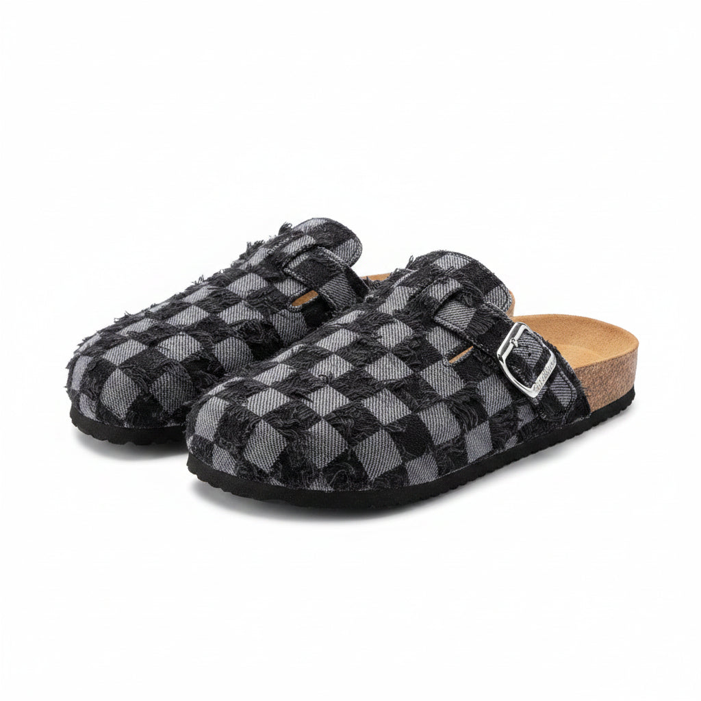 Zuecos Denim Hombre | Sin Cordones Suela Corcho