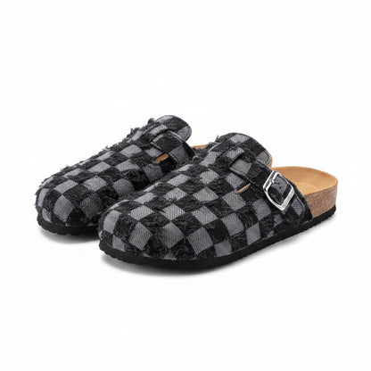 Zuecos Denim Hombre | Sin Cordones Suela Corcho