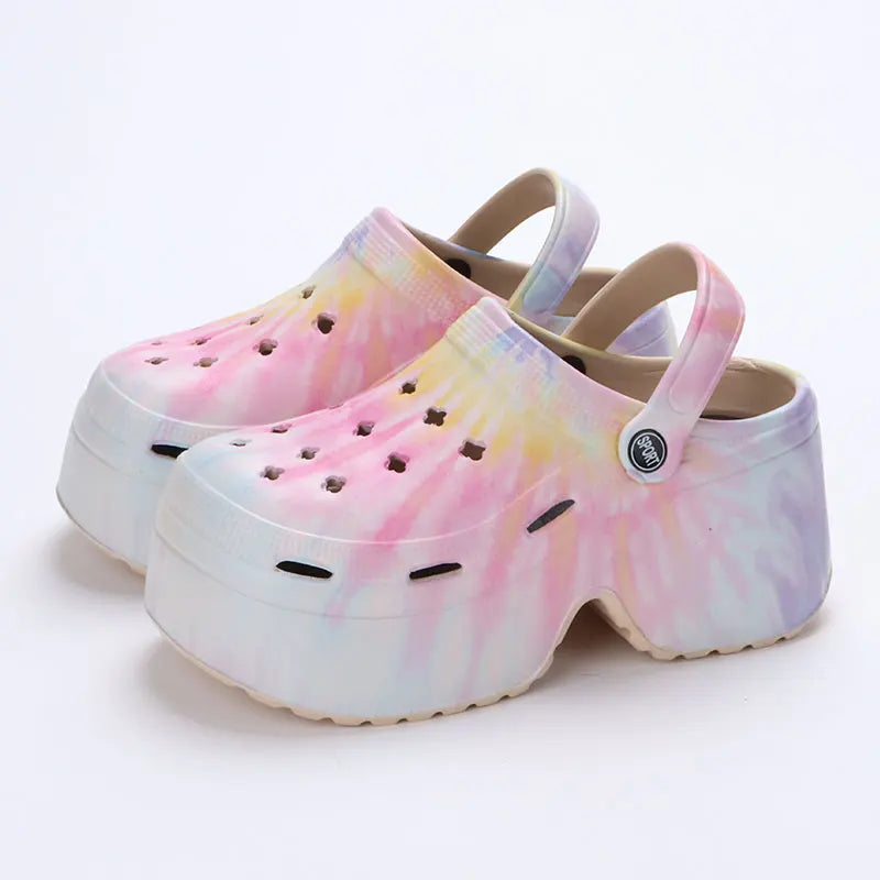 Zuecos de Plataforma Leopardo Verona