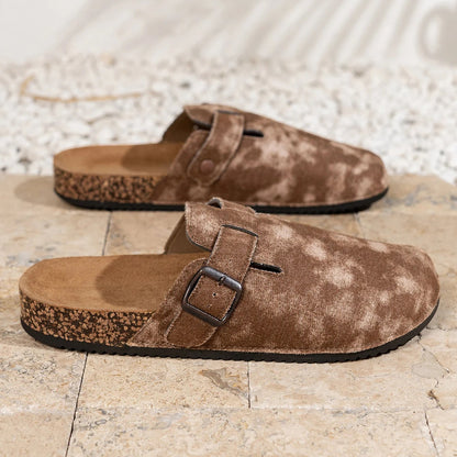Zuecos Lona Hombre | Sin Cordones Suela Corcho