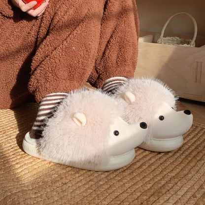 Chaussons de maison hérisson