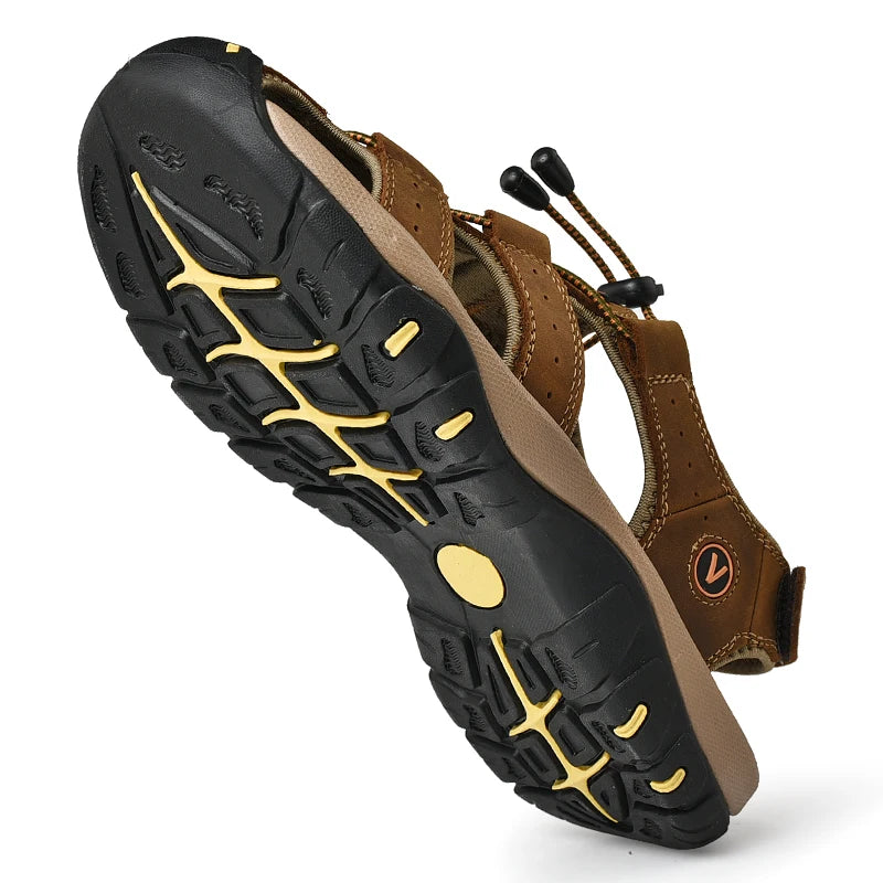 Sandalias Piel Hombre Romanas | Cuero Estilo Romano