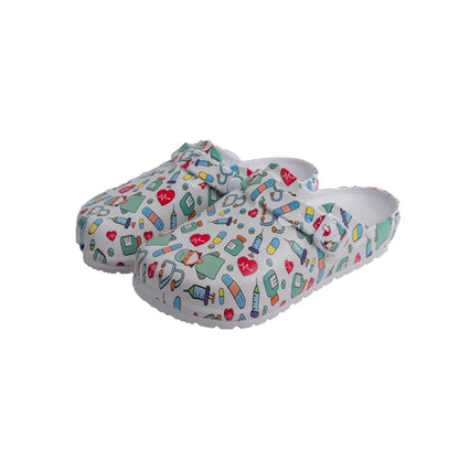 Sanitary Clogs with Women's Drawings