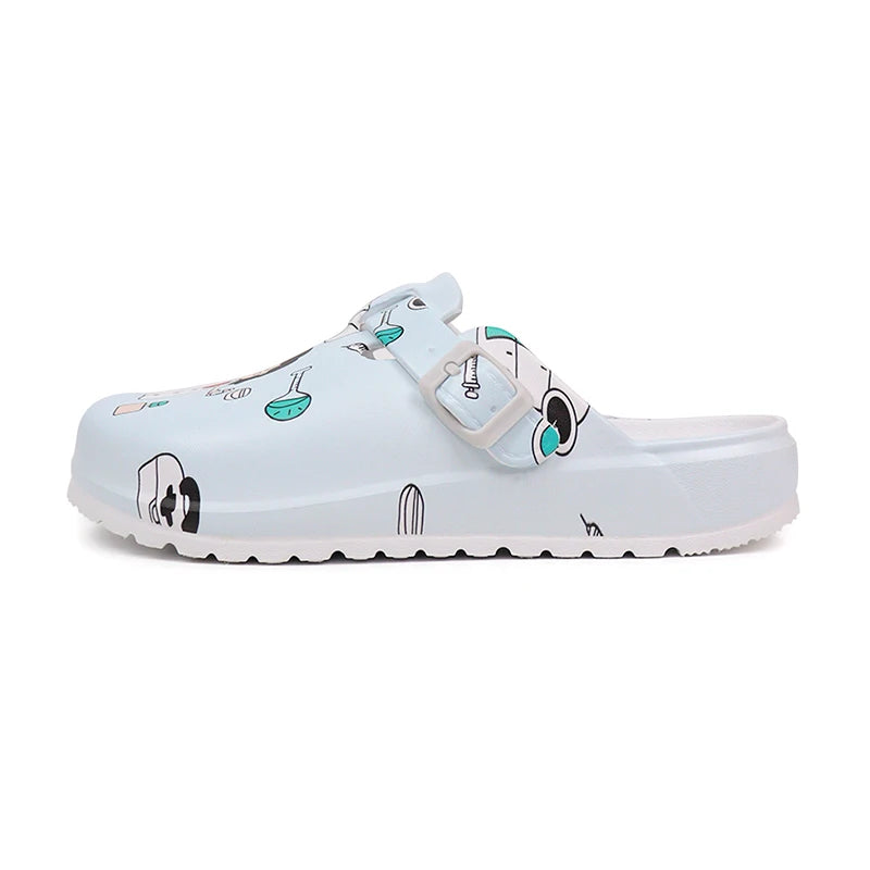 Sanitary Clogs with Women's Drawings