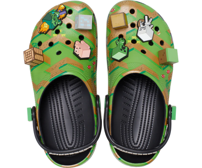 crocs minecraft niño lateral