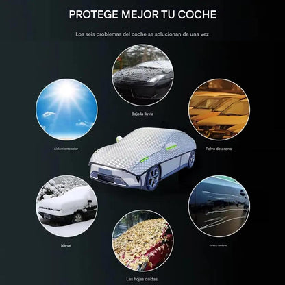 Telo copriauto universale per berline e SUV - Protezione 4 stagioni, anti-UV, resistente alla neve