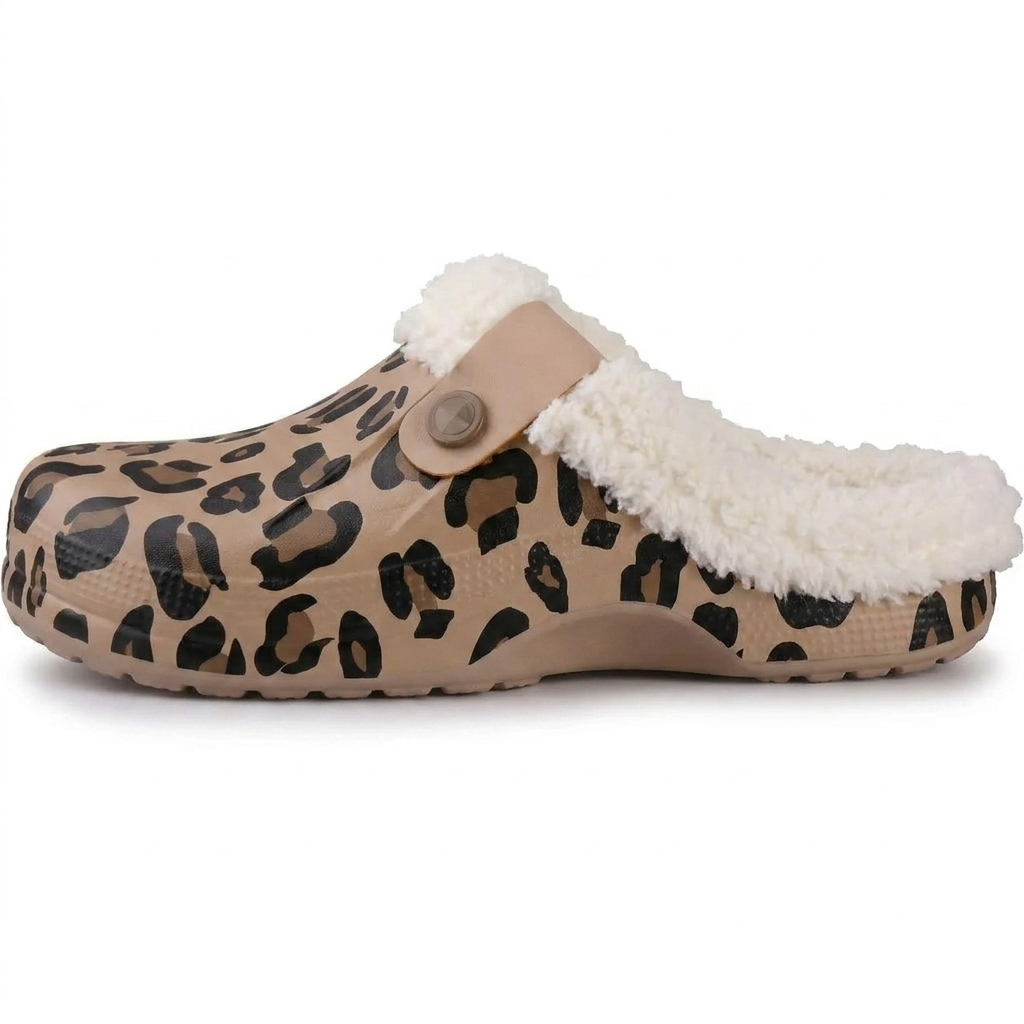 Zuecos con Borreguillo Leopardo - Don Zapas