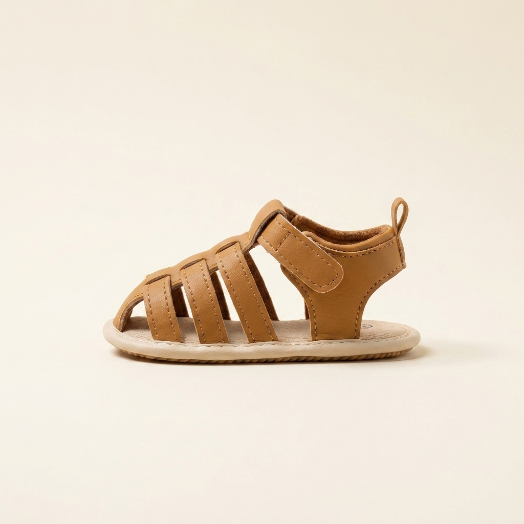 Sandalias bebe comodas y transpirables piel
