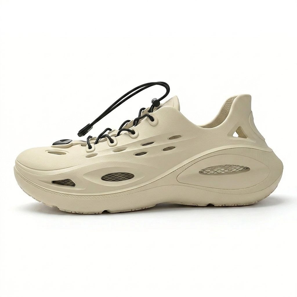 Zapatilla de agua de hombre en crudo, vista lateral
