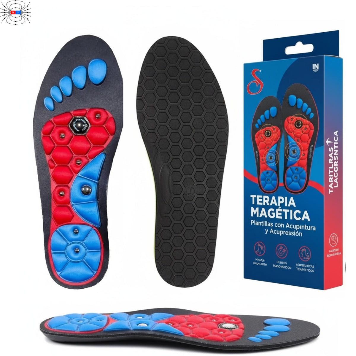 Semelles d'acupression magnétiques Pro+™